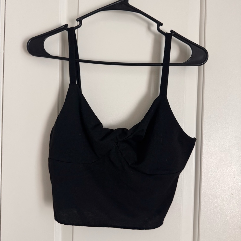 Black Women's Crop Top